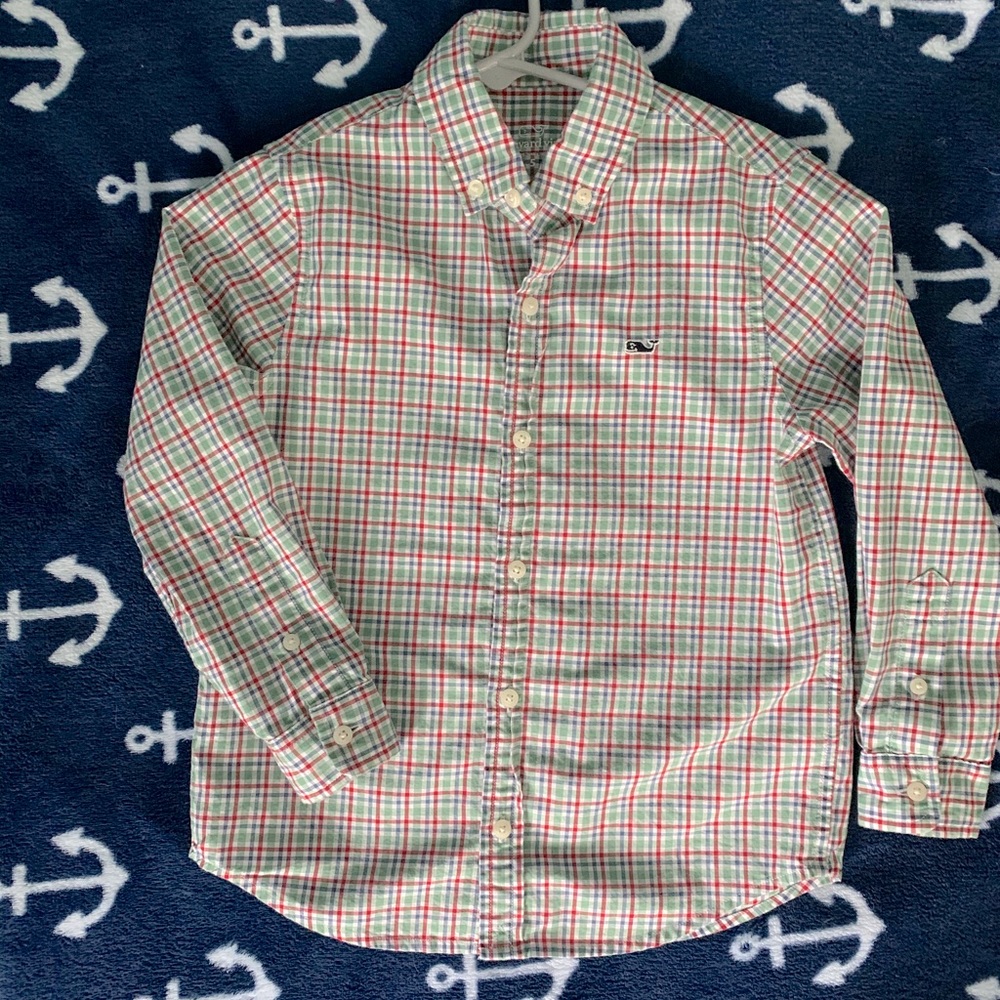 Boys Vineyard Vines Holiday button down
